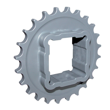 Molded drive sprocket one piece floating for chains 2120-2120M-2121